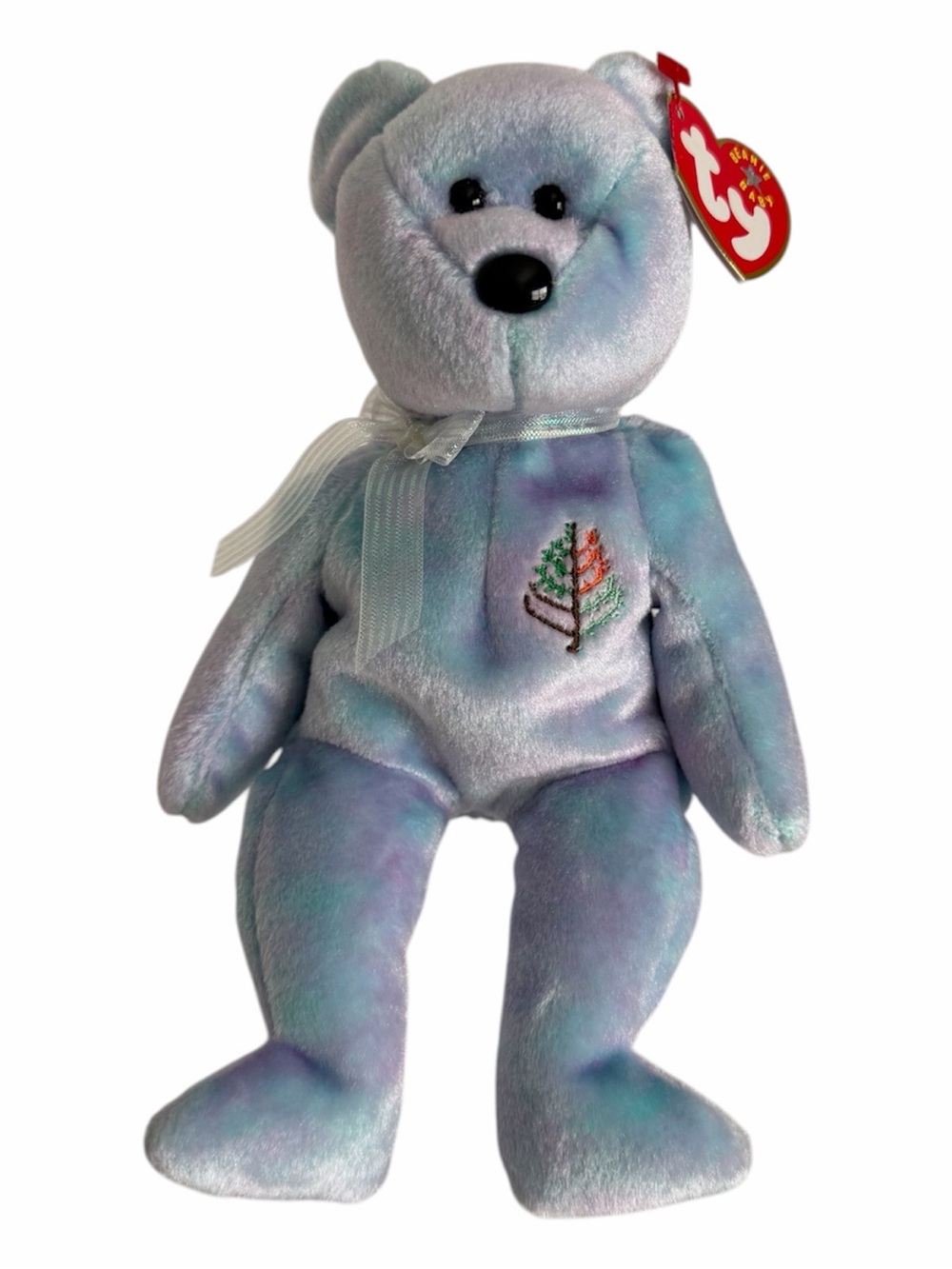 Vintage NWT Beanie Baby Ty Issy Bear 2001 Retired Four Seasons Hotel Berlin Blue